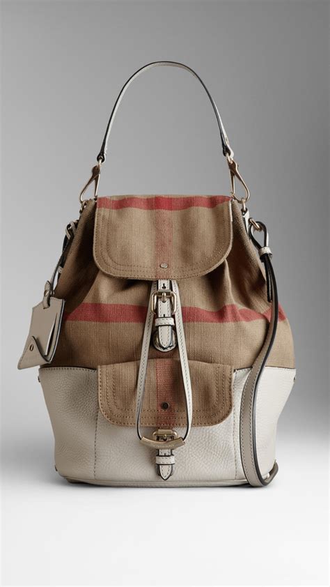 medium canvas check hobo bag burberry|Designer Shoulder Bags For Women .